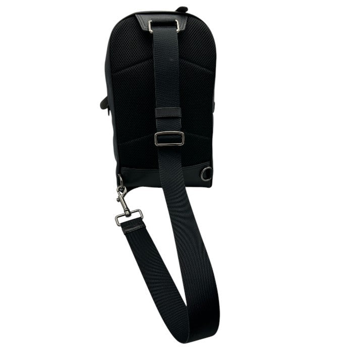 COACH コーチ ショルダーバッグ 6771 ネイビー ブラウン 鞄 ブランド メンズ ボディバッグ 中古 W４