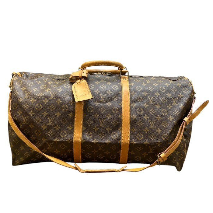 LOUIS VUITTON ルイヴィトン モノグラム キーポル バンドリエール 60 ボストンバッグ M41412 ショルダー ハンドバッグ 大きい 旅行 ブランド 鞄 中古 W４