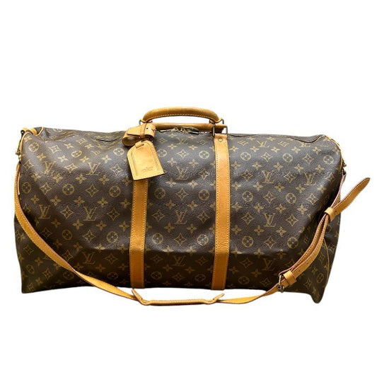 LOUIS VUITTON ルイヴィトン モノグラム キーポル バンドリエール 60 ボストンバッグ M41412 ショルダー ハンドバッグ 大きい 旅行 ブランド 鞄 中古 W４