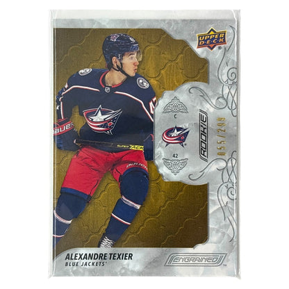 UPPER DECK NHLカード ENGRAINED ALEXANDRE TEXIER BLUE JACKETS /299 #95 中古 IT1