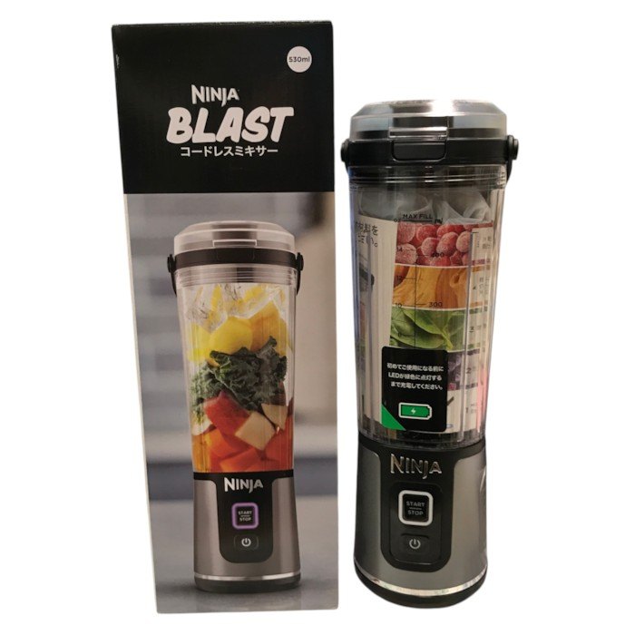 Ninja Blast コードレスミキサー BC151J ブラック ミキサー ブレンダー shark 中古 Y1