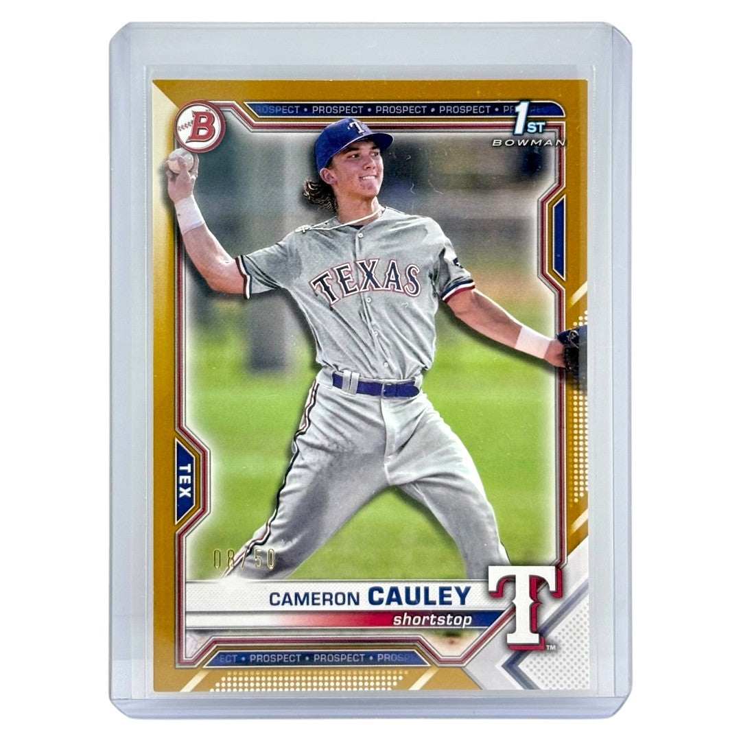 TOPPS MLBカード BOWMAN 1ST CAMERON CAULEY TEXAS RANGERS /50 #BD-192 中古 IT1