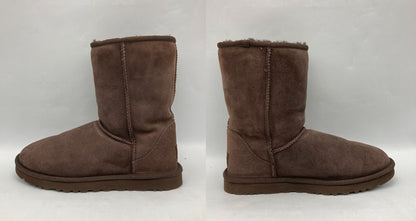 UGG australia アグ W クラシック ショート ムートンブーツ 5825 サイズ25cm レディース 中古 D4