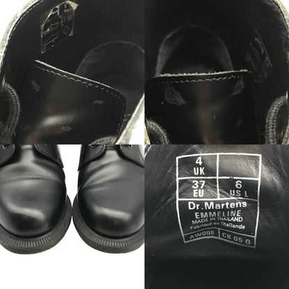 Dr.Martens ドクターマーチン EMMELINE 5ホール ブーツ レディース ショート レースアップ ブラック UK4(23cm) 16701001 中古 T1