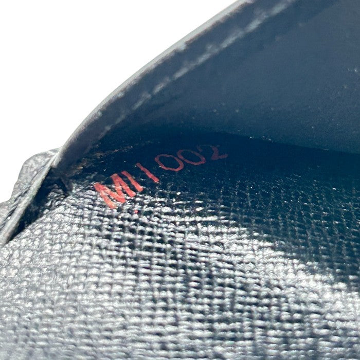 ルイヴィトン LOUIS VUITTON 財布 二つ折り エピ ポルトフォイユ・ヴィエノワ ノワール M63242 ブランド ブラック コンパクト ガマ口 小銭入れ 中古 W４