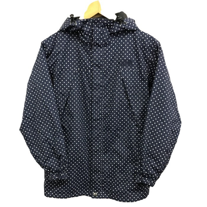 THE NORTH FACE ノースフェイス マウンテンパーカー ナイロン ネイビー 150㎝ NPJ61251 ジップパーカー 水玉 ドット 総柄 中古 M1