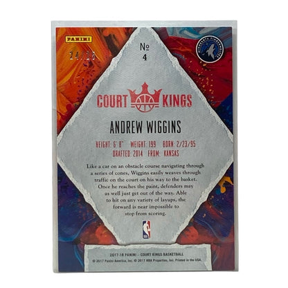 PANINI NBAカード COURT KINGS ANDREW WIGGINS KINGS 24/25 #4 中古 IT2