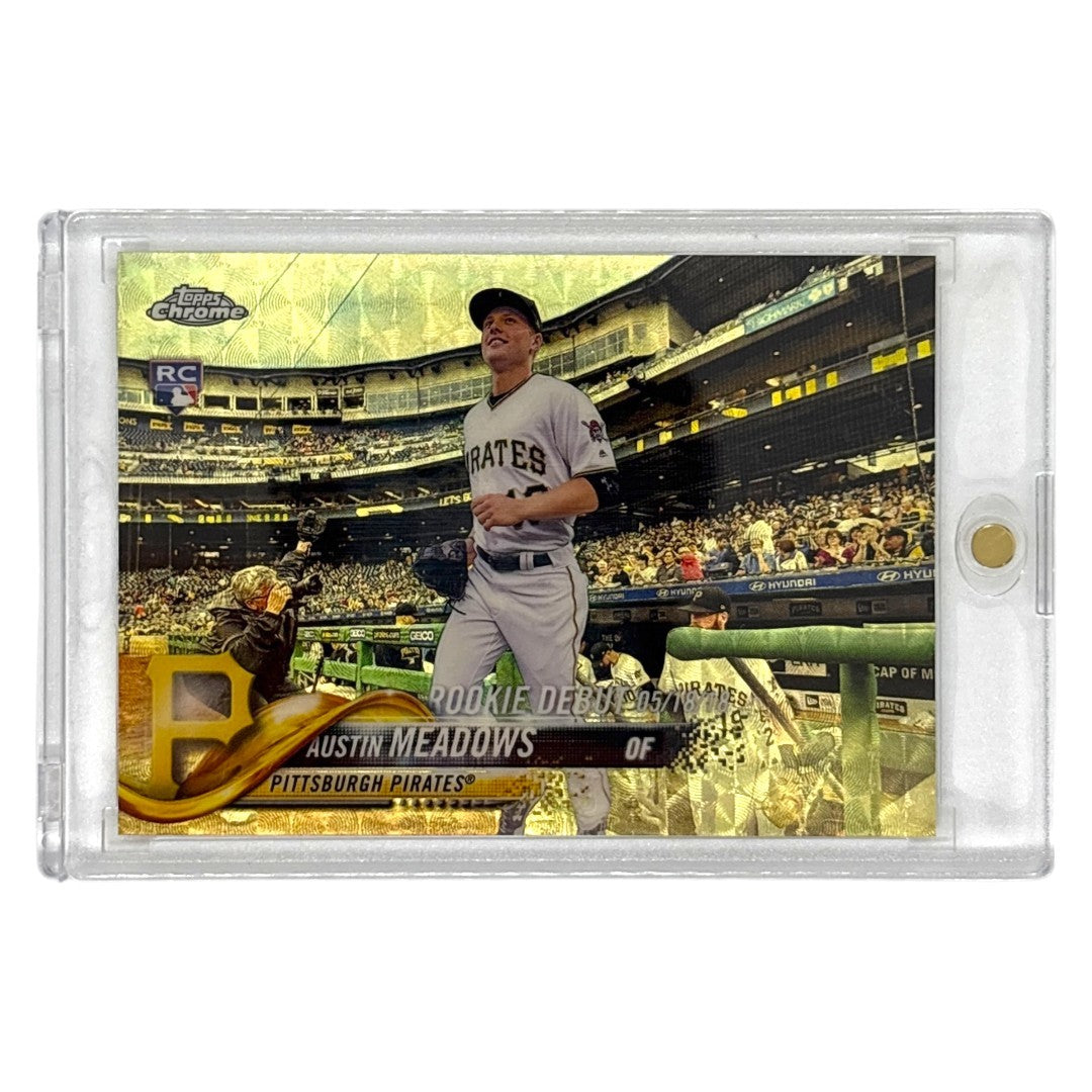 TOPPS MLBカード CHROME AUSTIN MEADOWS PITTSBURGH PIRATES 1/1 #HMT99 中古 IT1