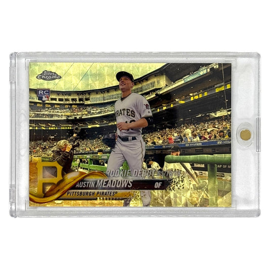 TOPPS MLBカード CHROME AUSTIN MEADOWS PITTSBURGH PIRATES 1/1 #HMT99 中古 IT1