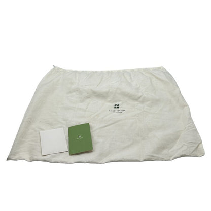 kate spade ケイトスペード スクエア トートバッグ 鞄 レディース ブラック レザー かわいい 中古 W４