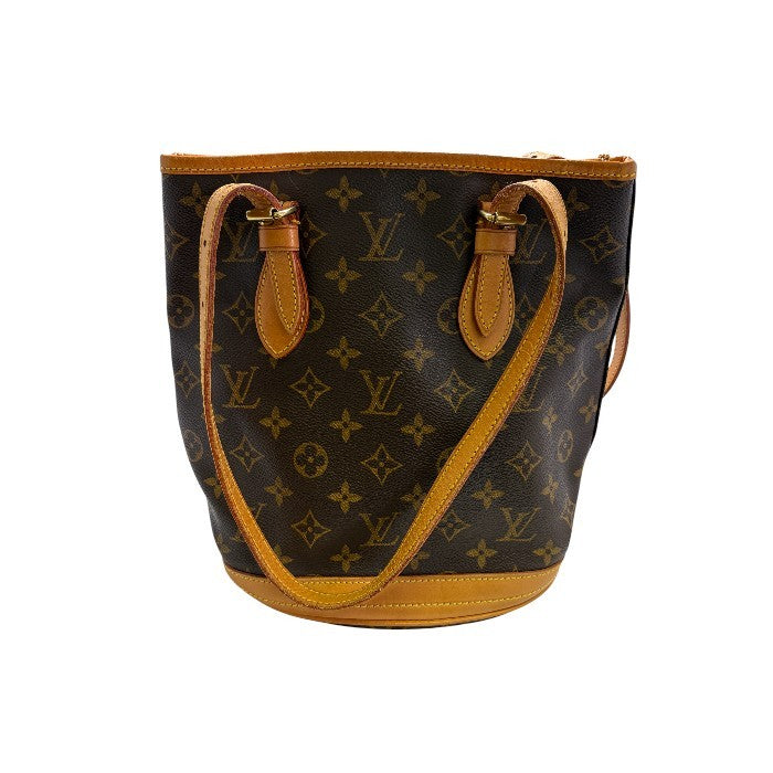 LOUIS VUITTON ルイヴィトン バケットPM モノグラム M42238 ポーチ付き ブランド レディース トートバッグ 鞄 中古 W1