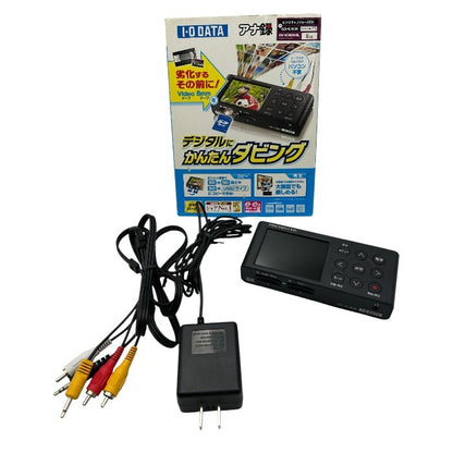 I-O DATA アナ録 GV-VCBOX ビデオキャプチャーBOX アイ・オー・データ ダビング ビデオテープ 8mmテープ 中古 W４