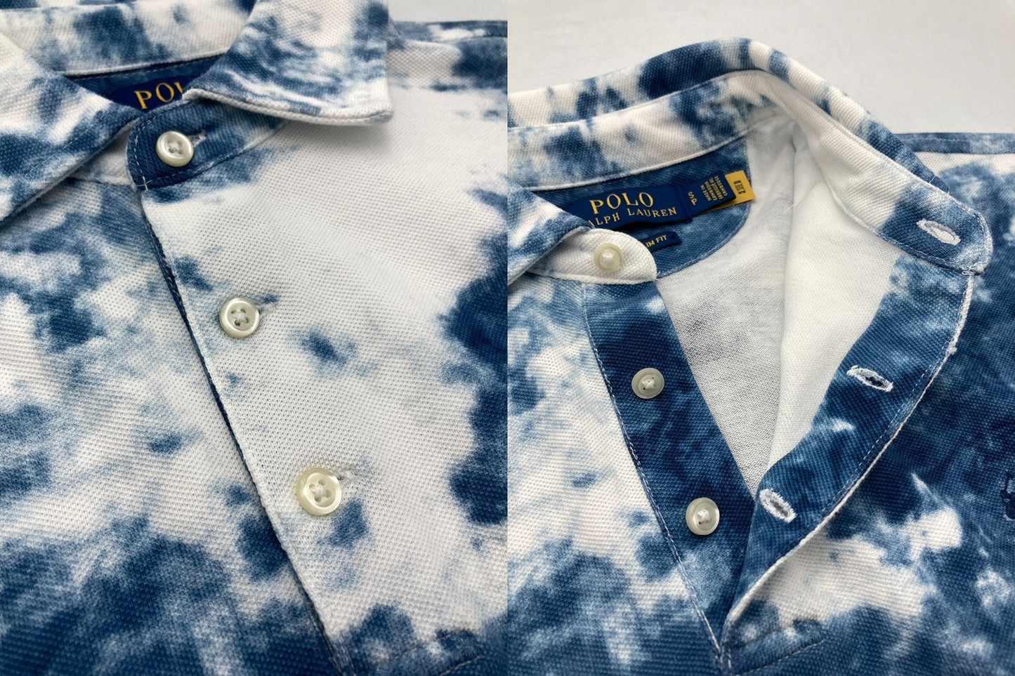 POLO RALPH LAUREN ポロラルフローレン タイダイ染 ポロシャツ サイズS メンズ 中古 D4