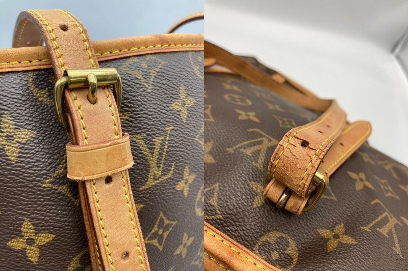 LOUIS VUITTON ルイヴィトン モノグラム バケットGM M42236 中古 D4