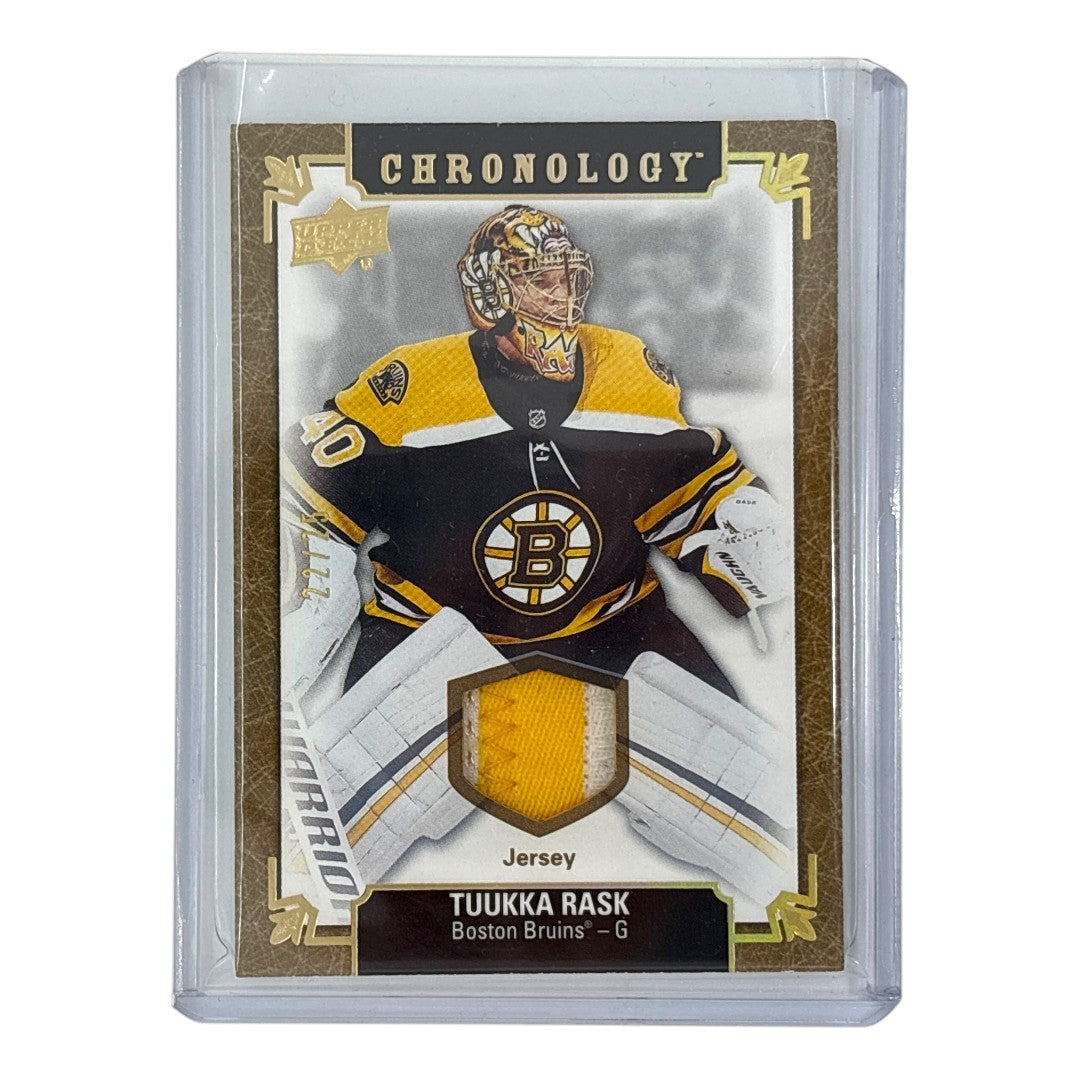 UPPER DECK NHLカード CHRONOLOGY TUUKKA RASK BOSTON BRUINS /25 #177 中古 IT1
