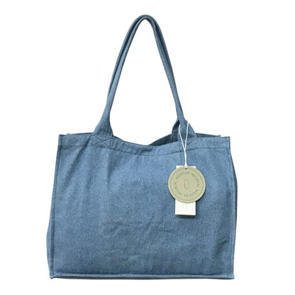 STELLA McCARTNEY KIDS ステラマッカートニー トートバック レディース/キッズ デニム生地 ロゴ A4収納 ブルー TY0A98 Z3618 中古 T1