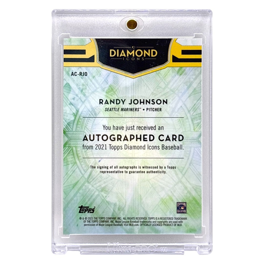 TOPPS MLBカード DIAMOND ICONS RANDY JOHNSON SEATTLE MARINERS /10 #AC-RJO 中古 IT1