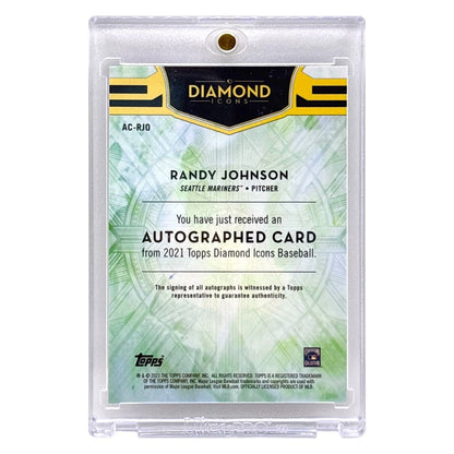 TOPPS MLBカード DIAMOND ICONS RANDY JOHNSON SEATTLE MARINERS /10 #AC-RJO 中古 IT1