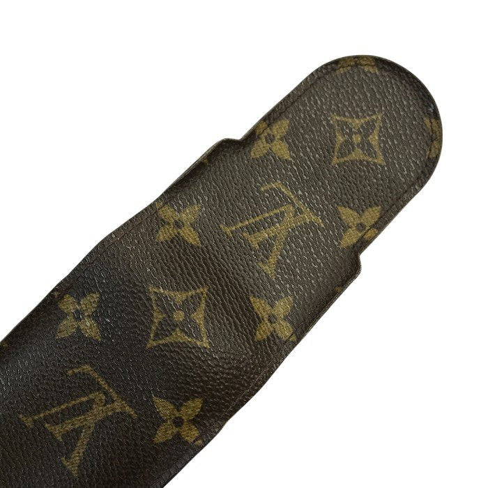 LOUIS VUITTON ルイヴィトン モノグラム エテュイ スティロ ペンケース ユニセックス フラップ ステーショナリー M62990 中古 T1