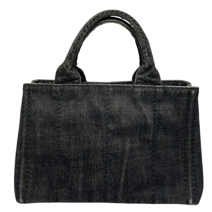 PRADA プラダ カナパ トートバッグ レディース デニム カナパSS ブランド 鞄 バッグ ハンドバッグ 中古 W４