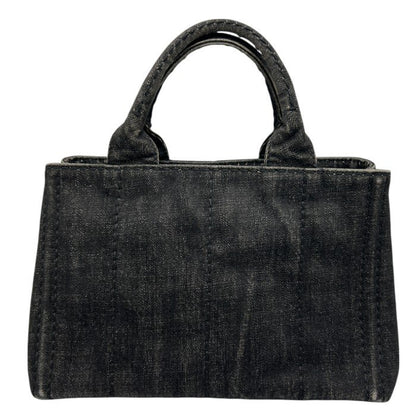 PRADA プラダ カナパ トートバッグ レディース デニム カナパSS ブランド 鞄 バッグ ハンドバッグ 中古 W４