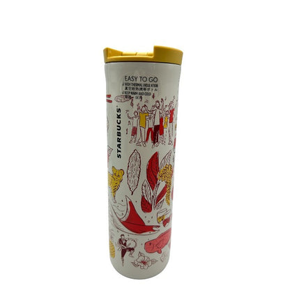 未使用品 スターバックス スタバ ステンレスボトル 2021 沖縄 Been There Series ステンレスボトル OKINAWA 473ml STARBUCKS 食器 水筒 かわいい 中古 W４