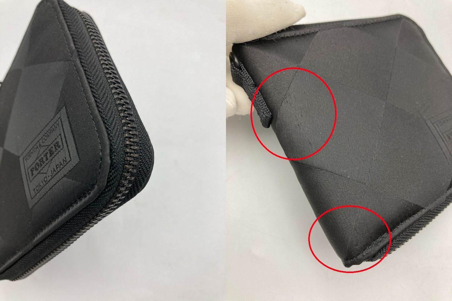 PORTER GHILLIE ポーター ギリ― コンパクトウォレット 中古 D4