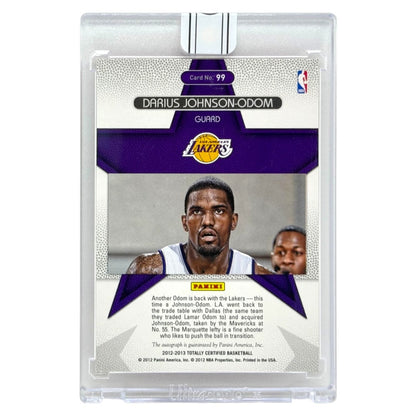 未開封品 PANINI NBAカード TOTALLY CERTIFIED DARIUS JOHNSON-ODOM LAKERS /95 #99 中古 IT1