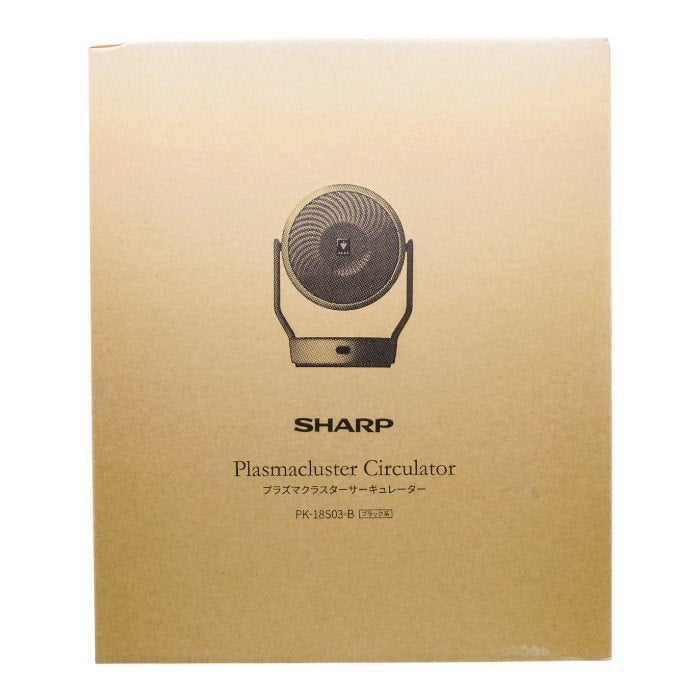 未開封品 シャープ サーキュレーター PK-18S03-B アッシュブラック 大風量 低騒音 プラズマクラスターNEXT 3D首振り タイマー DCモーター ニオイ消臭 中古 a1