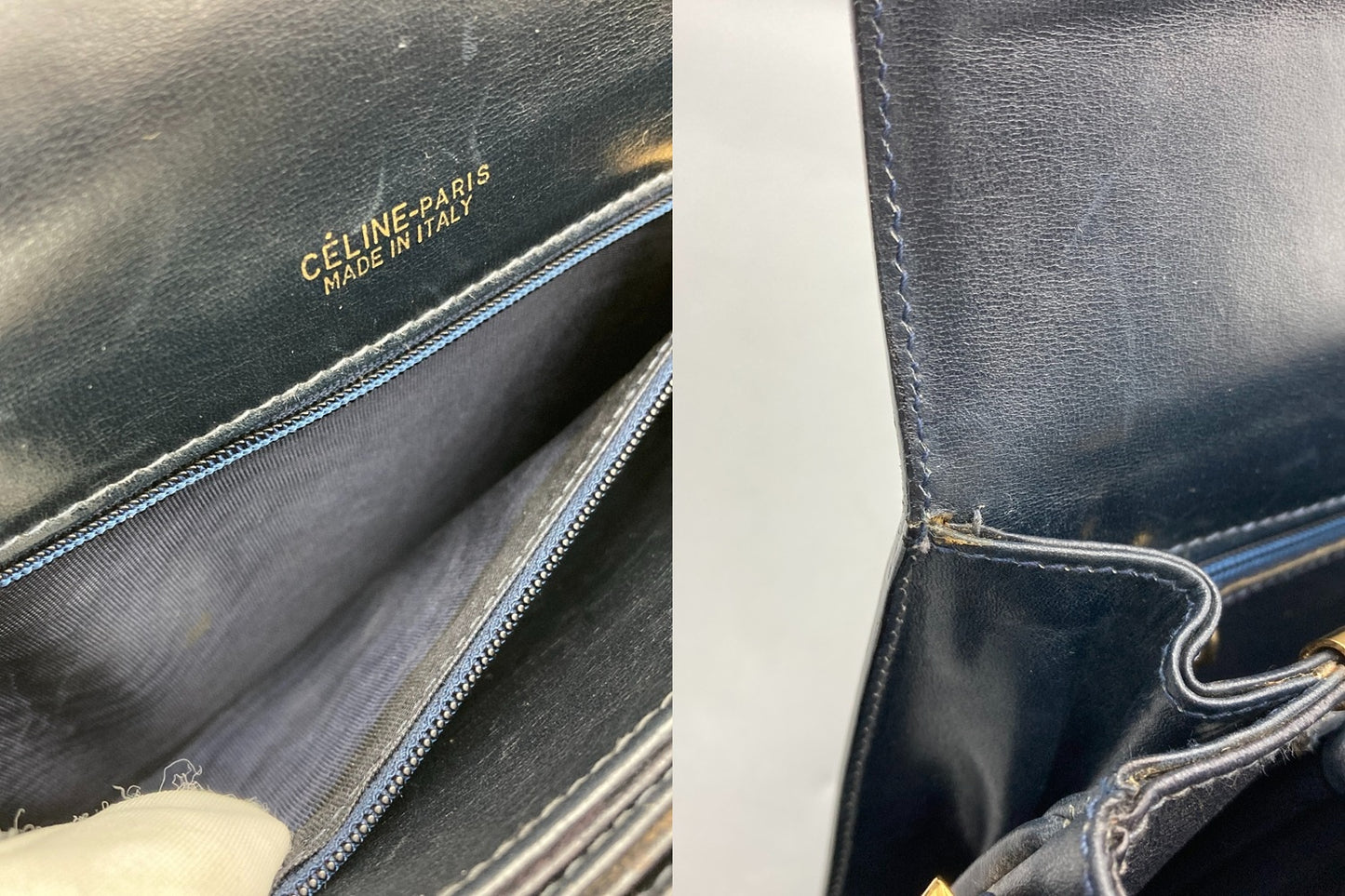 CELINE セリーヌ Cサルキー 肩掛け ショルダーバッグ レディース 中古 D4