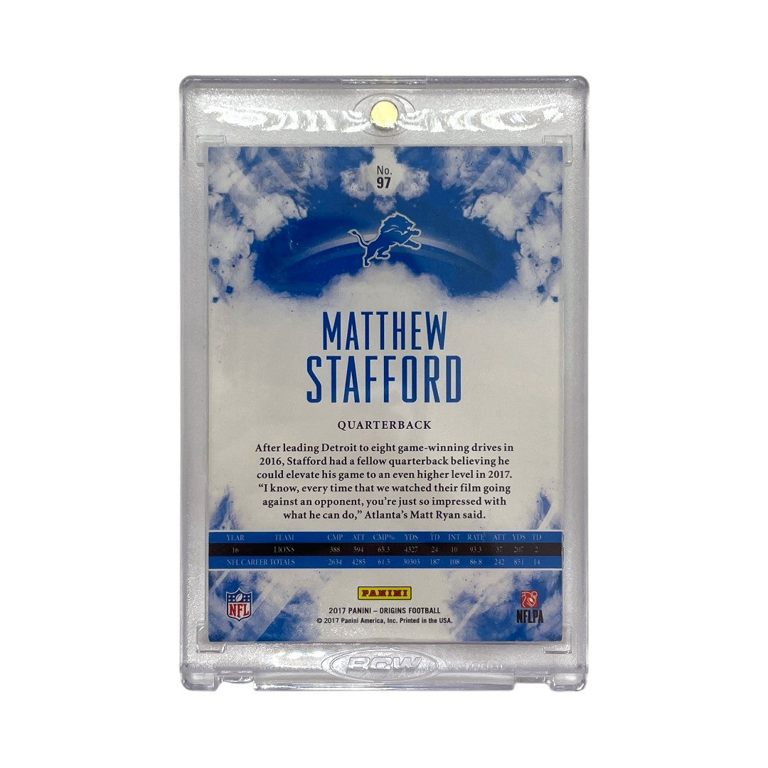 PANINI NFLカード ORIGINS MATTHEW STAFFORD DETROIT LIONS 5/5 #97 中古 IT1