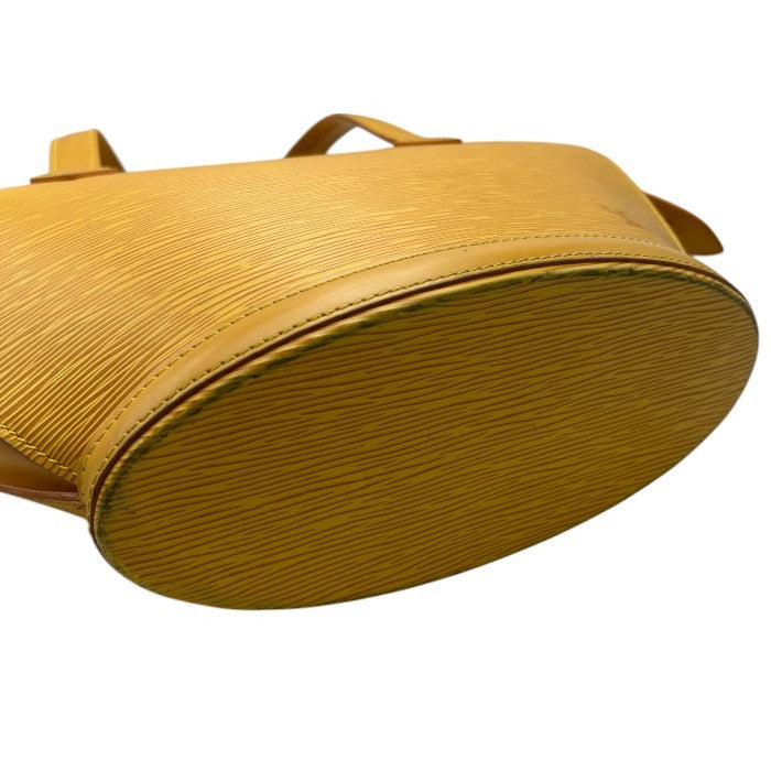 LOUIS VUITTON ルイヴィトン サンジャック ショルダーバッグ エピ タッシリイエロー M52279 トートバッグ 鞄 ブランド レディース 中古 W４