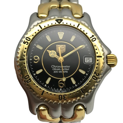 TAG HEUER タグホイヤー セル クロノメーター 腕時計 ユニセックス オートマチック 自動巻き シルバー/ゴールド WG5222-P0 中古 T1