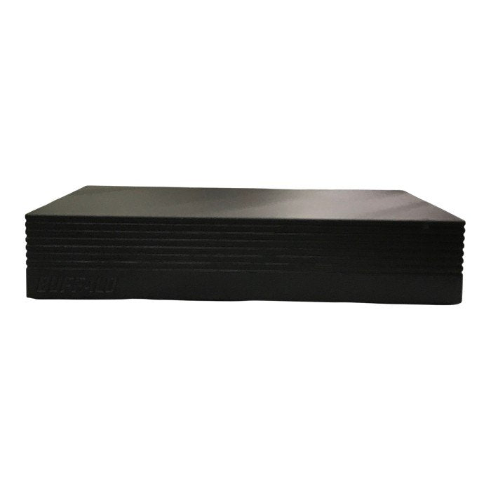 Buffalo バッファロー 4TB 外付けHDD ブラック TV録画 データ保存 ファンレス設計 ハードディスク HD-CD4U3-BA 中古 T1
