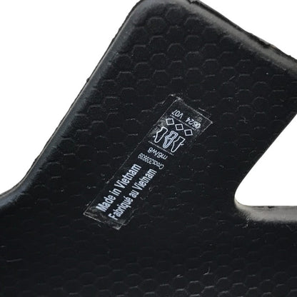 CROCS クロックス ストンプ メリージェーン サンダル レディース 厚底 ベルクロ ストラップ ブラック M6/W8/24cm 中古 T1