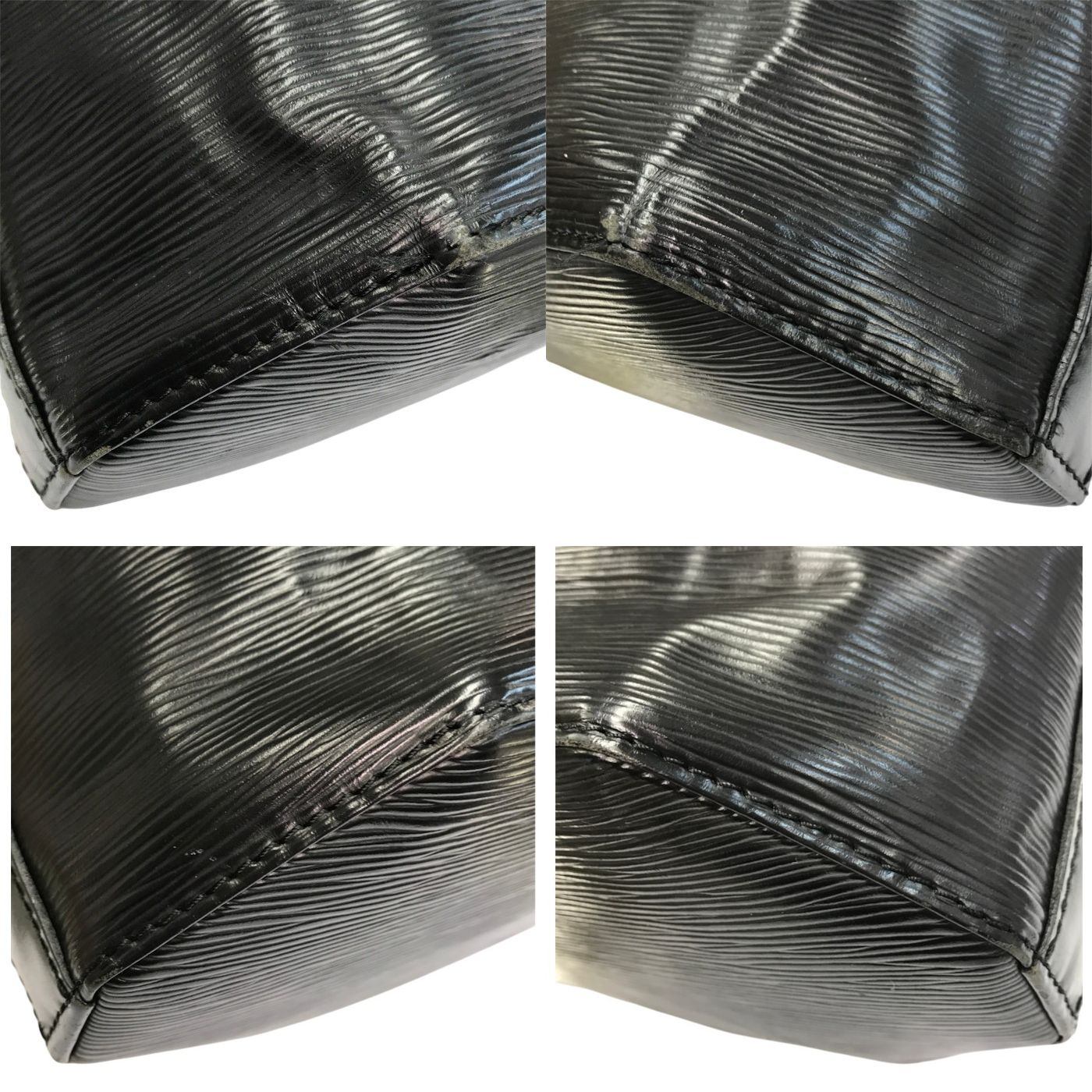 LOUIS VUITTON ルイヴィトン エピ サックデポールPM ショルダーバッグ レディース 巾着 セミショルダー ブラック M80157 中古 T1