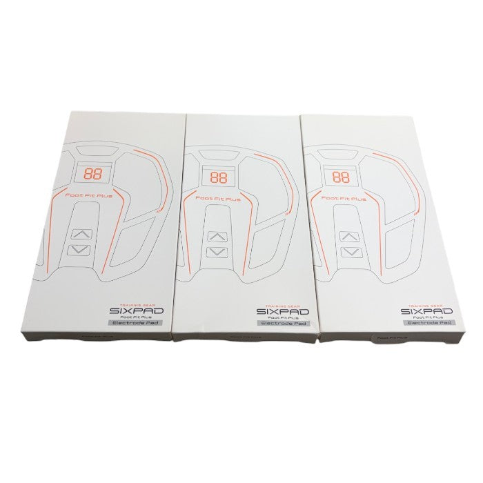 未使用品 SIXPAD シックスパッド専用 フットフィットプラス 高電導エレクトロ―ドパッド SX-AW00 2枚入り 3個セット シックスパッド 健康用品 パッド 純正品 中古 W４
