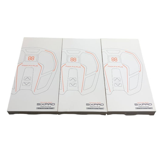 未使用品 SIXPAD シックスパッド専用 フットフィットプラス 高電導エレクトロ―ドパッド SX-AW00 2枚入り 3個セット シックスパッド 健康用品 パッド 純正品 中古 W４