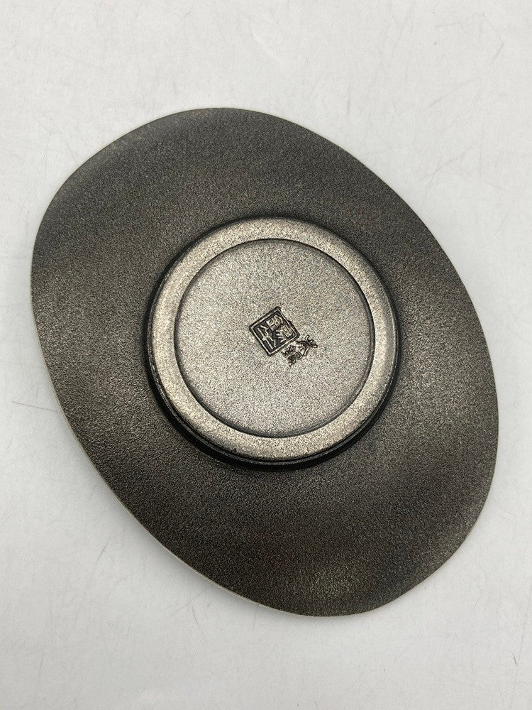 錫半 本錫 茶托 五枚 茶道具 中古 D4