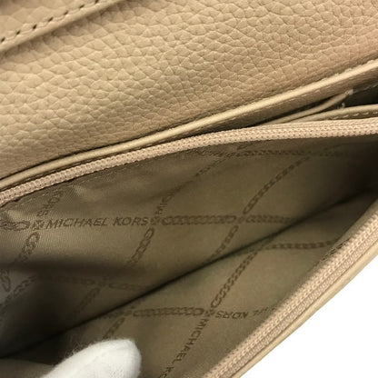 MICHAEL KORS マイケルコース モットフォーン クロスボディ 長財布 レディース ショルダーバッグ ロングウォレット ブラウン/ソフトピンク 32T9GF5C0L 中古 T1