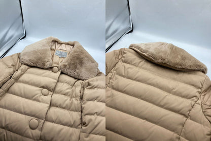 M-PREMIER COUTURE エムプルミエ クチュール レッキスファー ダウンコート サイズ38 中古 D4
