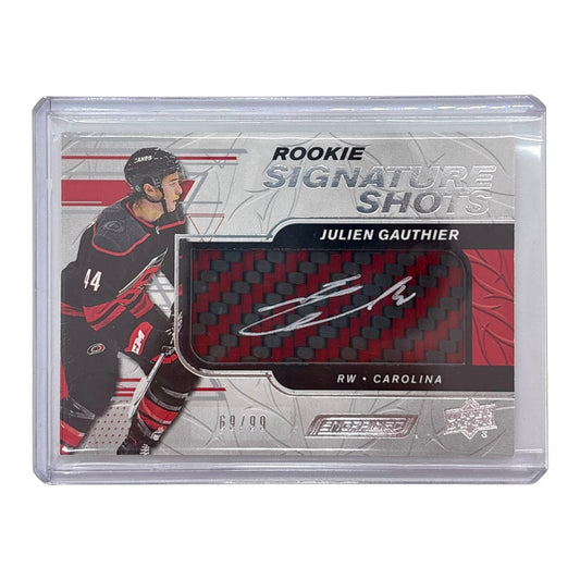 UPPER DECK NHLカード ENGRAINED JULIEN GAUTHIER CAROLINA 69/99 #RSS-JG 中古 IT1