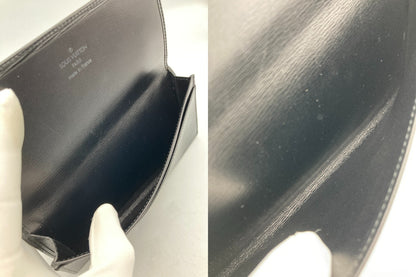 LOUIS VUITTON ルイヴィトン エピ ポルトエン カルト クレディ 長札入れ M63602 ノワール 中古 D4