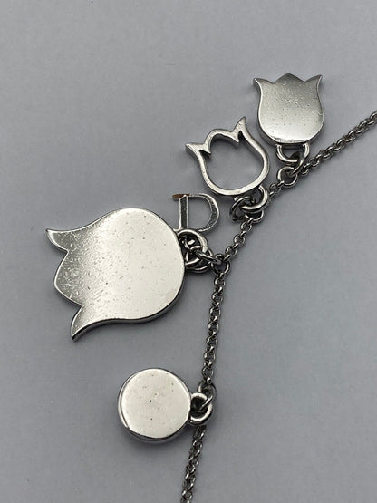 Dior ディオール フラワーモチーフ ブレスレット 中古 D4