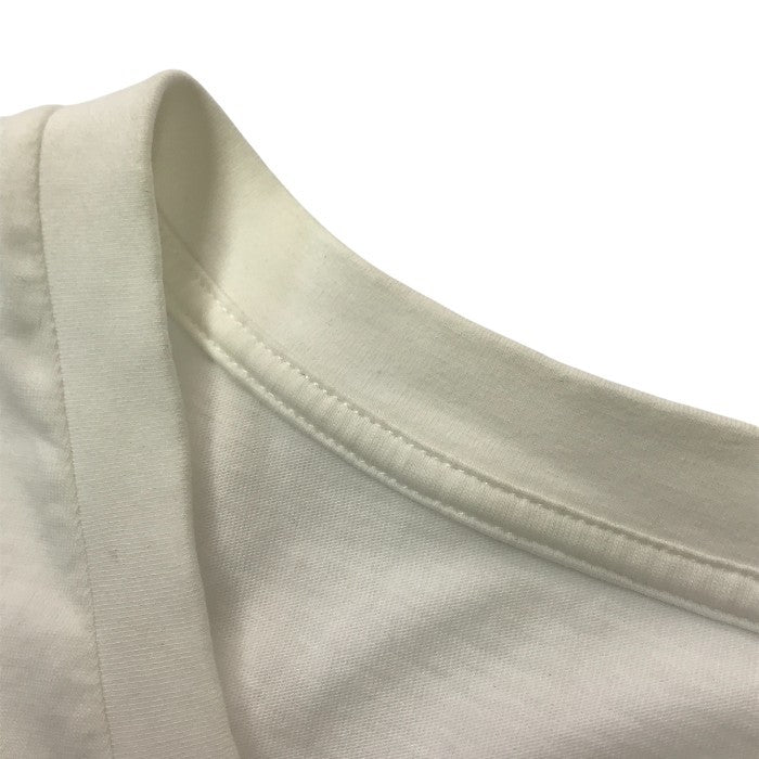 MM6 Maison Margiela Tシャツ レディース 半袖 コットン 無地 シンプル 2021 ワンポイント オフホワイト Mサイズ S62GD0087 S23901 中古 T1
