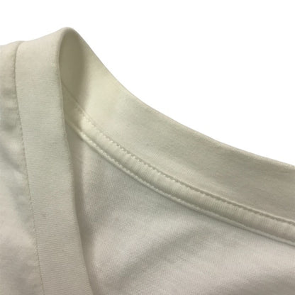 MM6 Maison Margiela Tシャツ レディース 半袖 コットン 無地 シンプル 2021 ワンポイント オフホワイト Mサイズ S62GD0087 S23901 中古 T1