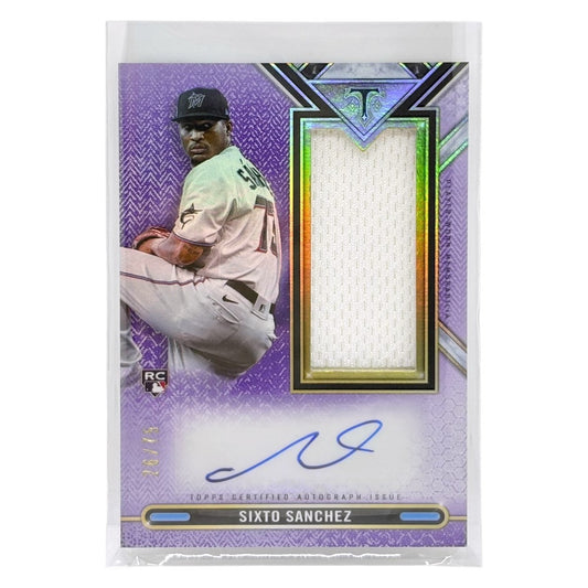 TOPPS MLBカード TRIPLE THREADS SIXTO SANCHEZ MIAMI MARLINS /75 #ASJR-SS 中古 IT1