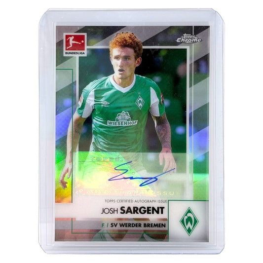 TOPPS サッカーカード CHROME JOSH SARGENT WERDER BREMEN #BCA-JSA 中古 IT1