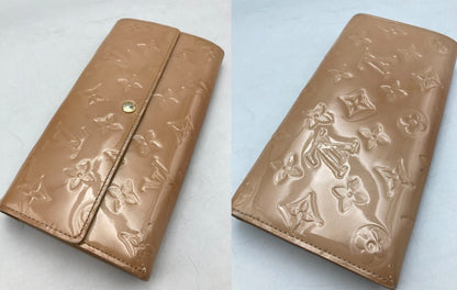 LOUIS VUITTON ルイヴィトン ヴェルニ ポルトフォイユ・サラ M91522 長財布 中古 D4