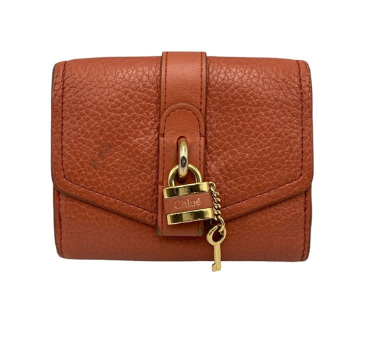Chloe クロエ ABY アビー Wホック 3つ折り財布 中古 D4